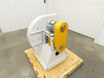 Backward Inclined Centrifugal Blower 14" Impeller 3Ph 2HP 220/380V 8" Inlet