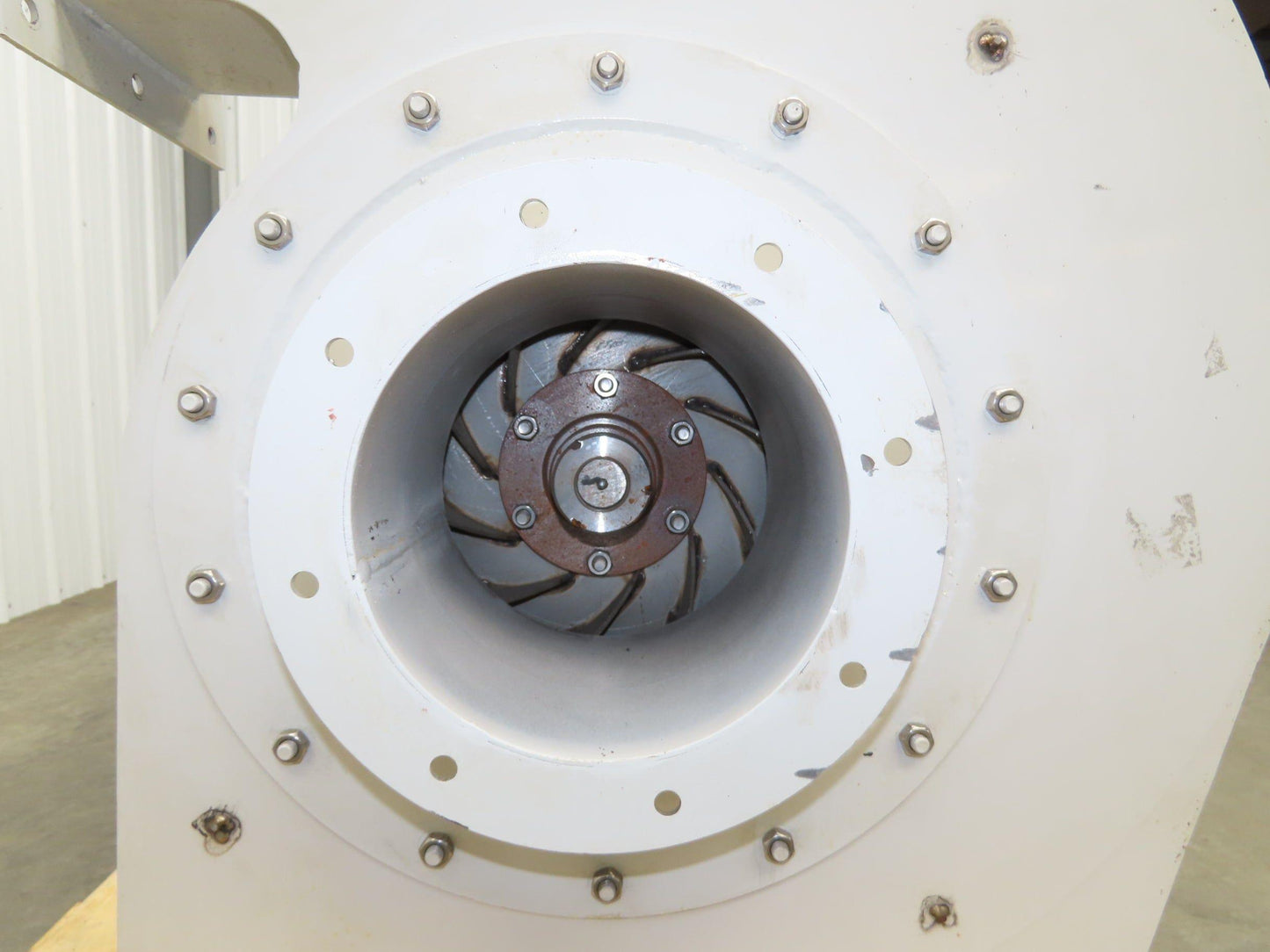 Backward Inclined Centrifugal Blower 14" Impeller 3Ph 2HP 220/380V 8" Inlet