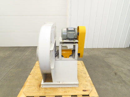 Backward Inclined Centrifugal Blower 14" Impeller 3Ph 2HP 220/380V 8" Inlet