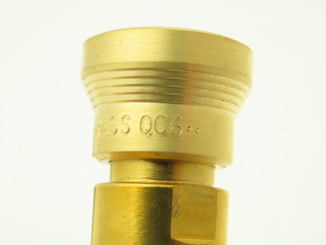 Swagelok B-QC6-B-6PM Brass Quick Connect 3/8" Male Lot of 3