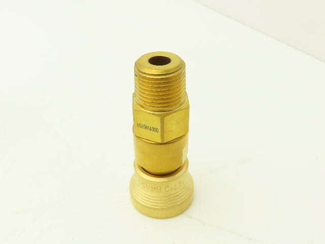 Swagelok B-QC6-B-6PM Brass Quick Connect 3/8" Male Lot of 3