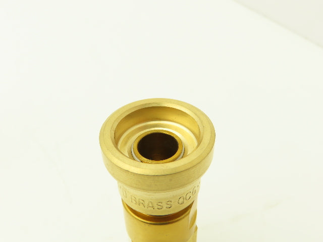 Swagelok B-QC6-B-6PM Brass Quick Connect 3/8" Male Lot of 3