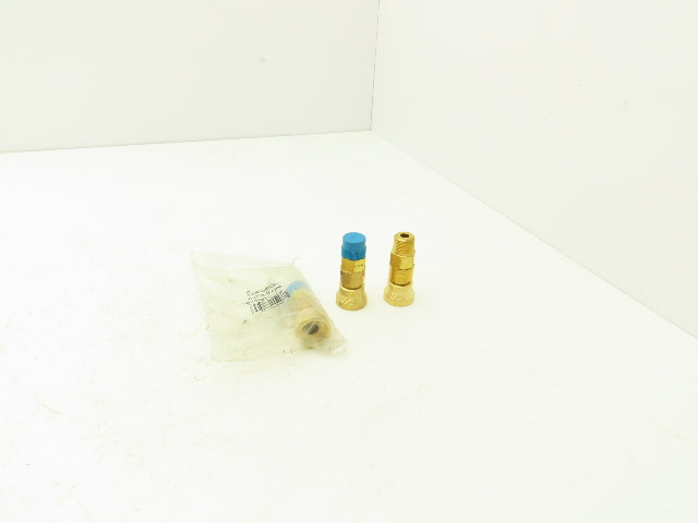 Swagelok B-QC6-B-6PM Brass Quick Connect 3/8" Male Lot of 3