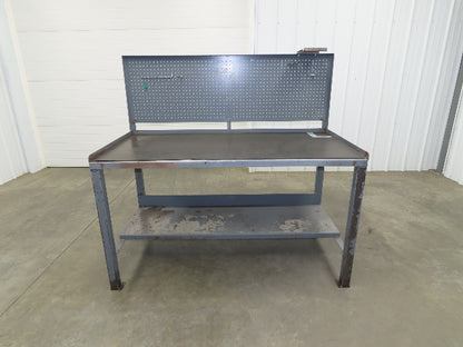 1/8" Thick Top Steel Fabrication Welding Layout Table Work Bench 60"x30"x34"