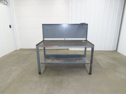 1/8" Thick Top Steel Fabrication Welding Layout Table Work Bench 60"x30"x34"