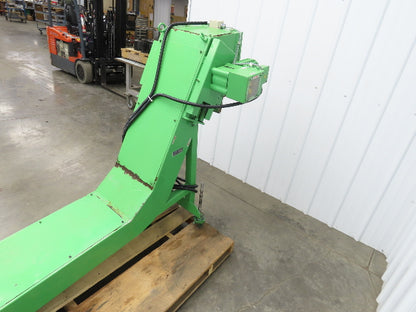Tanaka Magnetic Chip Conveyor Scraper Chain w/Coolant Filter 14"W 112"L 220V 3PH