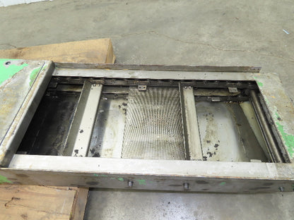 Tanaka Magnetic Chip Conveyor Scraper Chain w/Coolant Filter 14"W 112"L 220V 3PH