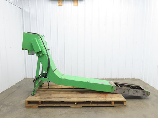 Tanaka Magnetic Chip Conveyor Scraper Chain w/Coolant Filter 14"W 112"L 220V 3PH