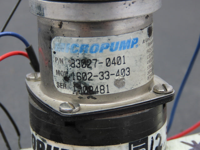 Micropump 1602-33-403 Pump Assembly 24VDC