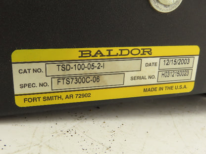 Baldor TSD-100-05-2 Servo Drive 2-Axis 5A 100VDC 240VAC 60Hz