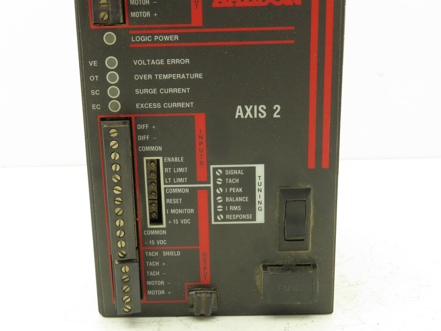 Baldor TSD-100-05-2 Servo Drive 2-Axis 5A 100VDC 240VAC 60Hz