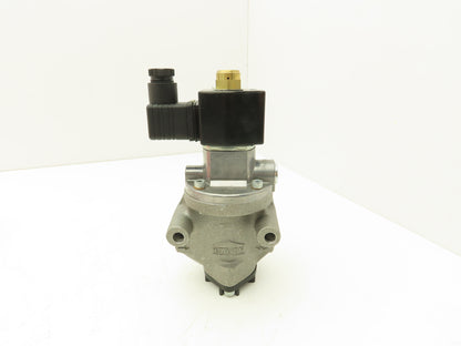 Herion 80-265-70 Pneumatic Air Indirect Solenoid Actuated Poppet Valve 24V Coil