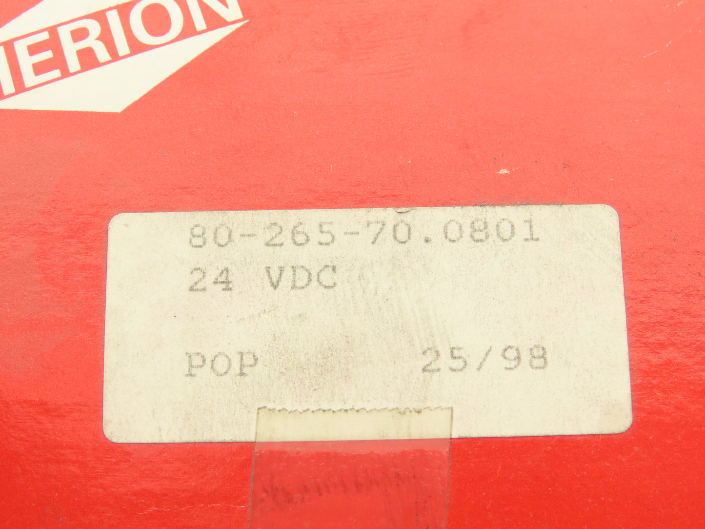 Herion 80-265-70 Pneumatic Air Indirect Solenoid Actuated Poppet Valve 24V Coil