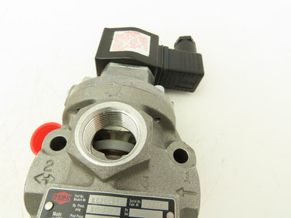 Herion 80-265-70 Pneumatic Air Indirect Solenoid Actuated Poppet Valve 24V Coil