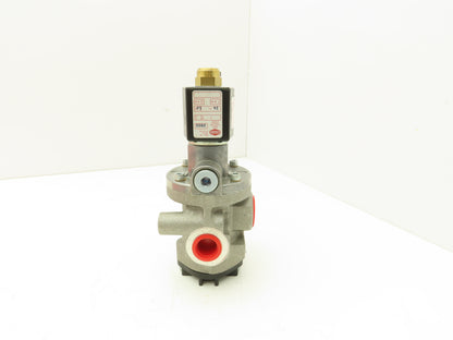 Herion 80-265-70 Pneumatic Air Indirect Solenoid Actuated Poppet Valve 24V Coil