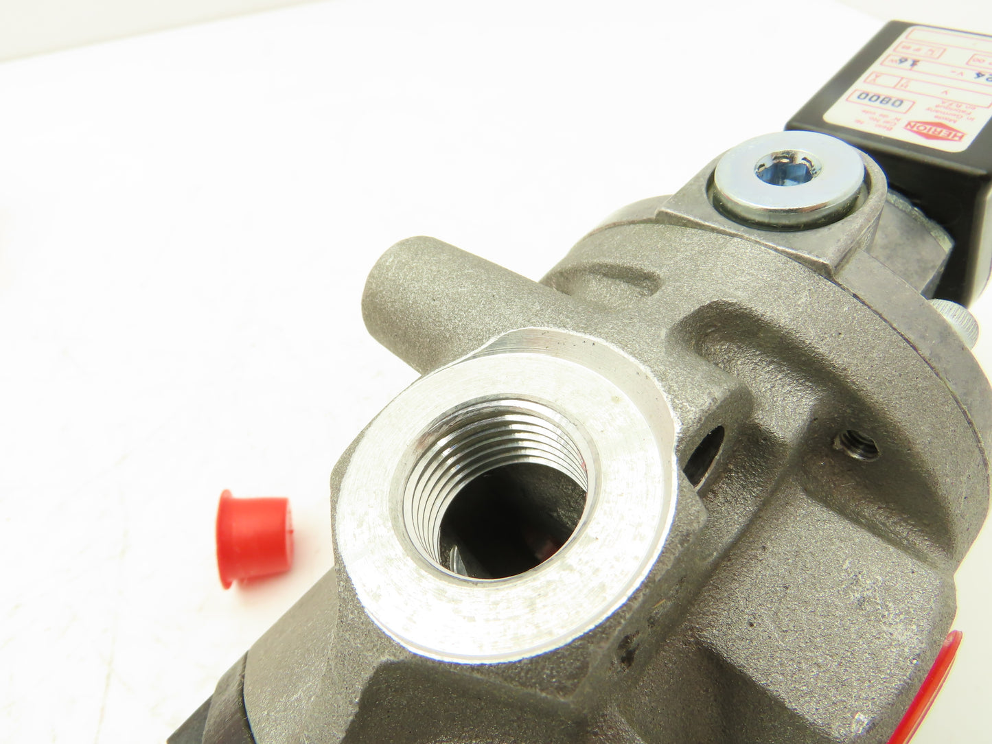 Herion 80-265-70 Pneumatic Air Indirect Solenoid Actuated Poppet Valve 24V Coil