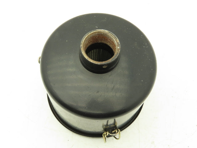 Vacuum Pump Air Filter Silencer 1-1/4" FNPT Steel Housing