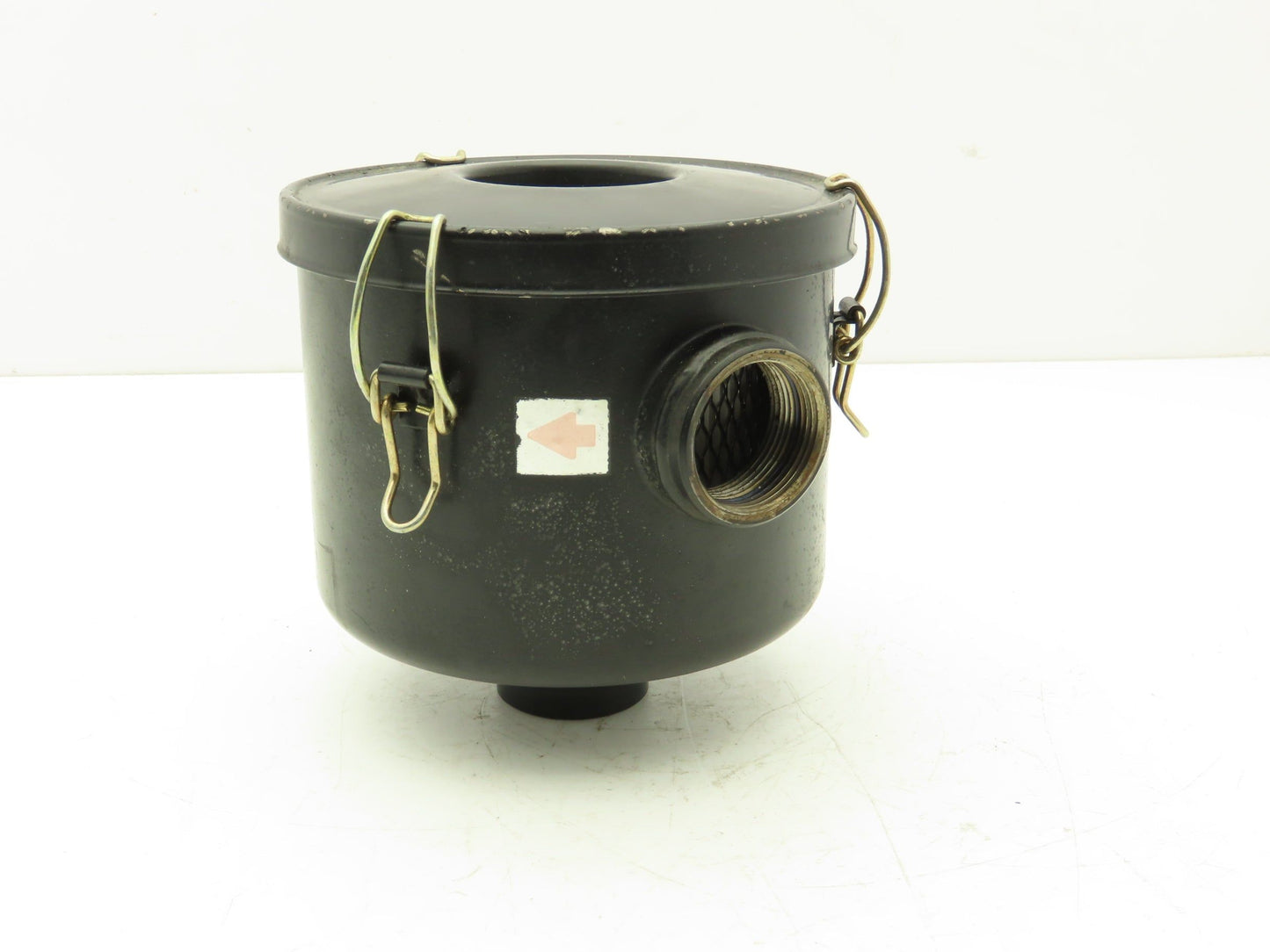 Vacuum Pump Air Filter Silencer 1-1/4" FNPT Steel Housing