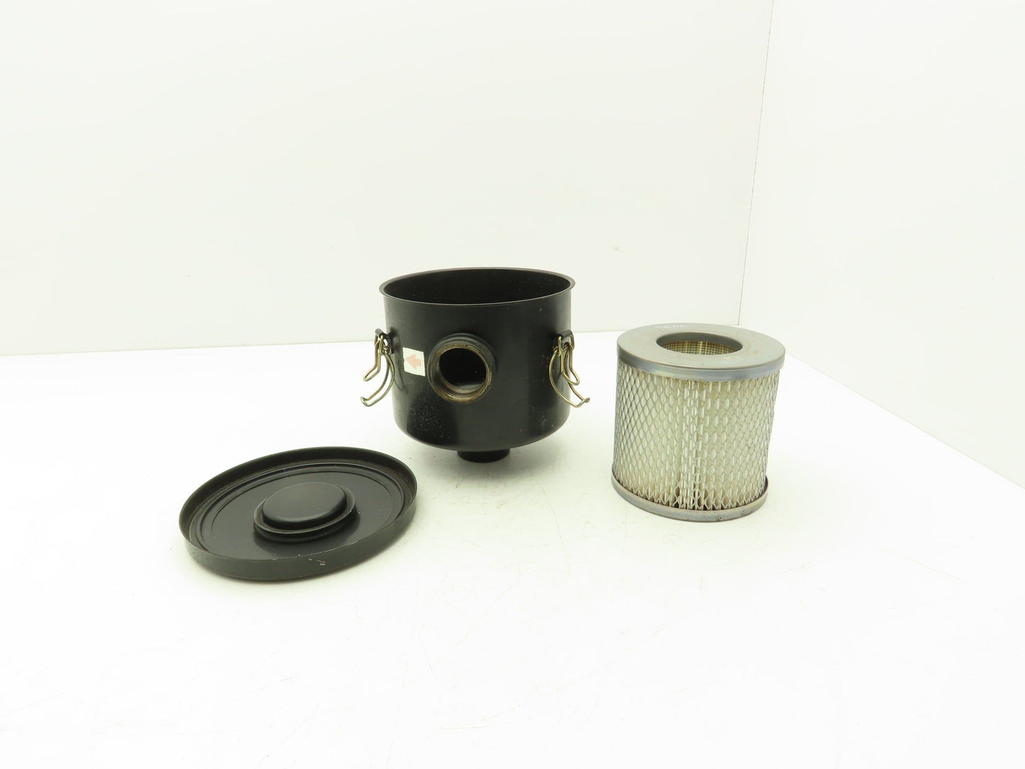 Vacuum Pump Air Filter Silencer 1-1/4" FNPT Steel Housing