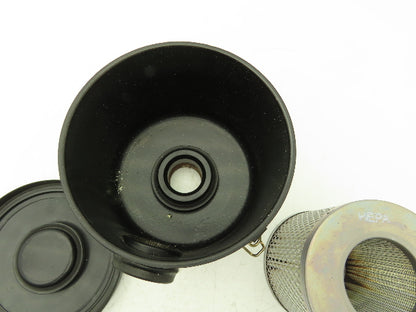 Vacuum Pump Air Filter Silencer 1-1/4" FNPT Steel Housing