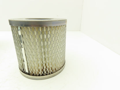 Vacuum Pump Air Filter Silencer 1-1/4" FNPT Steel Housing