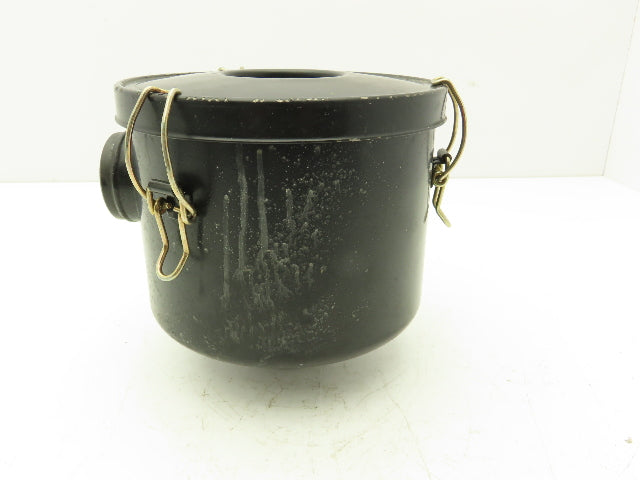 Vacuum Pump Air Filter Silencer 1-1/4" FNPT Steel Housing