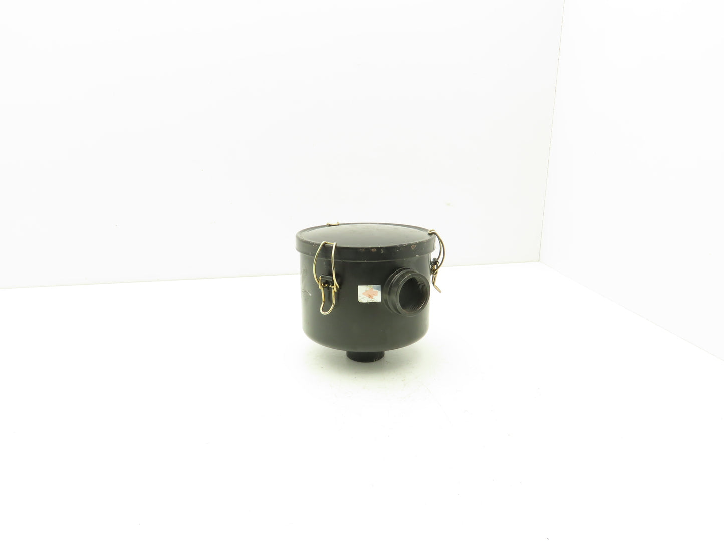 Vacuum Pump Blower Air Filter Silencer 1-1/4" FNPT Steel Housing