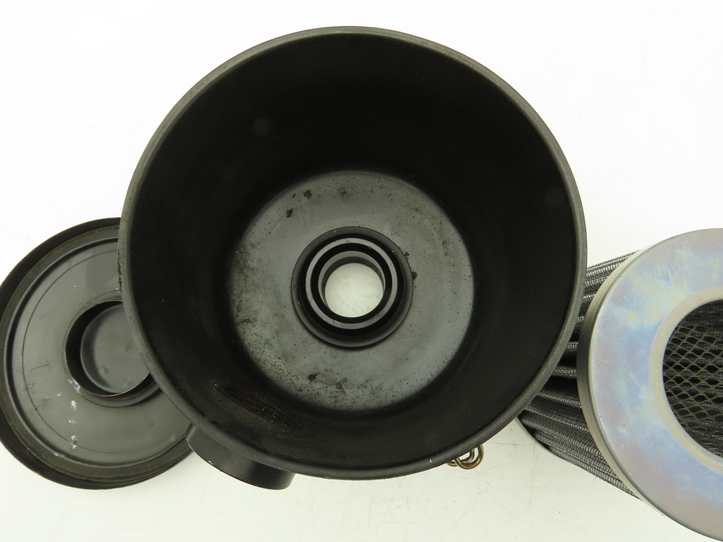Vacuum Pump Blower Air Filter Silencer 1-1/4" FNPT Steel Housing