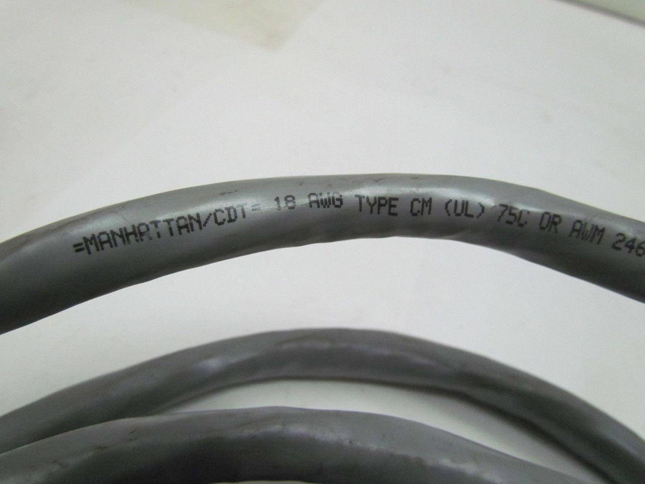 Manhattan/CDT 18AWG Type CM 20-CDR M4702 Shielded Calbe Non Plenum 75C AWM2464