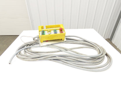 Rose Teach Pendent Hand Remote Controller 22mm Push Buttons W/50Ft Cord