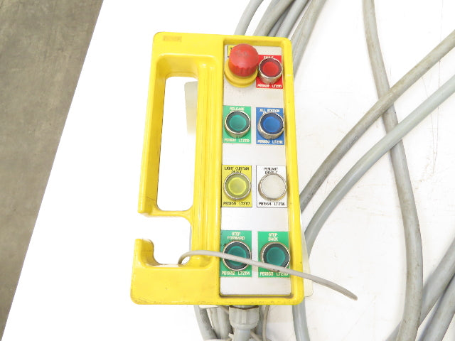 Rose Teach Pendent Hand Remote Controller 22mm Push Buttons W/50Ft Cord