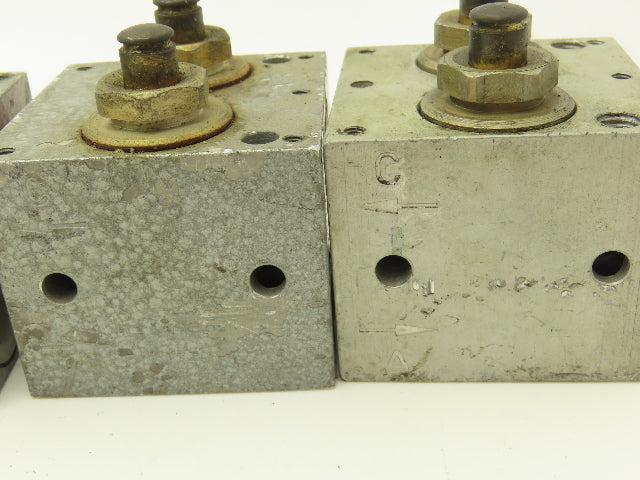 Knorr-Bremse WBV-6 Pneumatic Air Double Switch Block Lot of 6