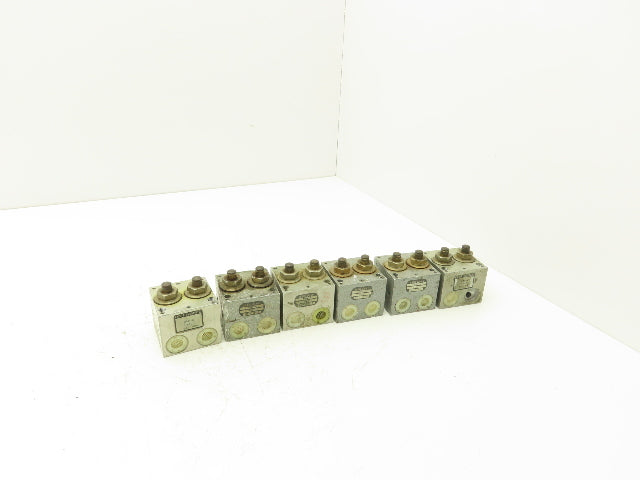 Knorr-Bremse WBV-6 Pneumatic Air Double Switch Block Lot of 6