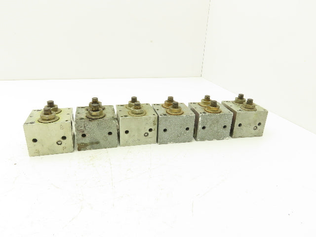Knorr-Bremse WBV-6 Pneumatic Air Double Switch Block Lot of 6