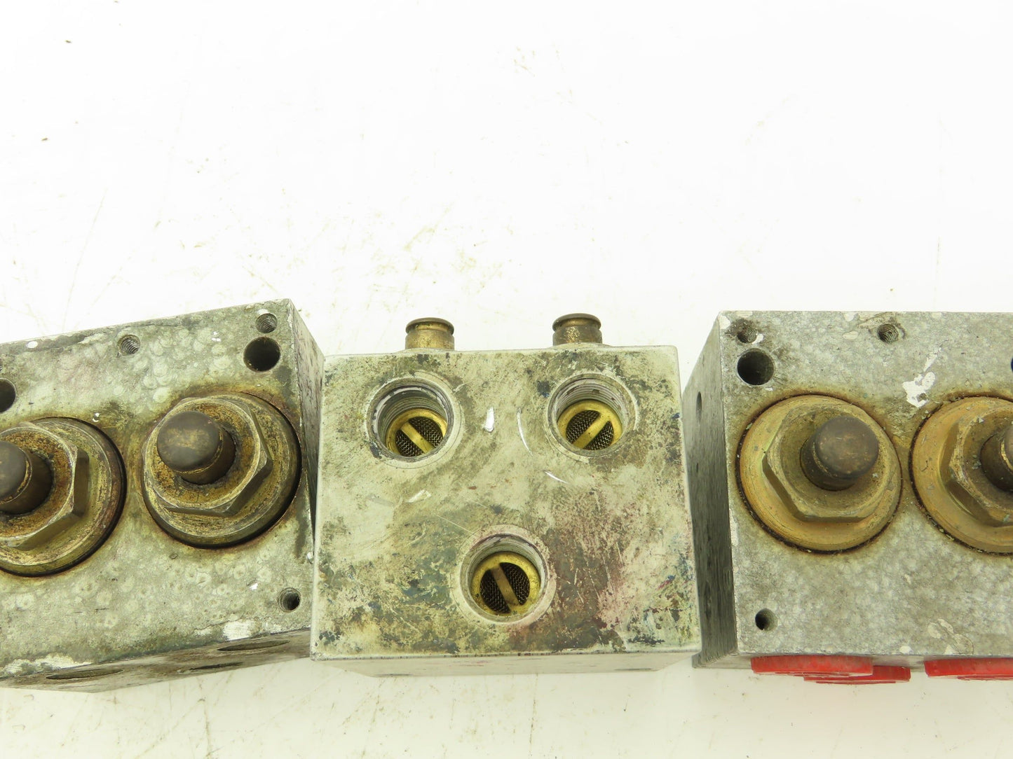 Knorr-Bremse WBV-6 Pneumatic Air Double Switch Block Lot of 6