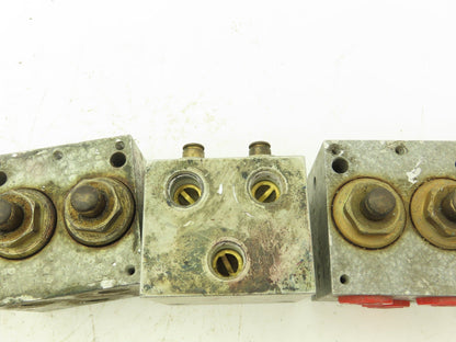 Knorr-Bremse WBV-6 Pneumatic Air Double Switch Block Lot of 6