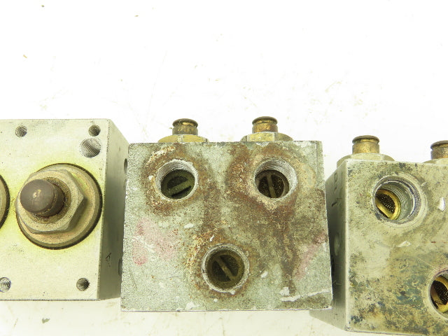 Knorr-Bremse WBV-6 Pneumatic Air Double Switch Block Lot of 6