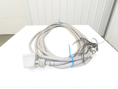 Lapp ILME 601634 Multi-Conductor 16AWG 34 Conductor 45' Cable 600V 32-Pin Plug