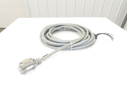 Lapp ILME 601618 Multi-Conductor 16AWG 18 Conductor 35' Cable 600V W/15 Pin Plug