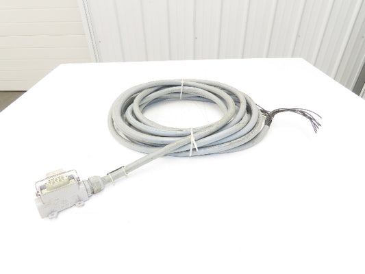 Lapp ILME 601618 Multi-Conductor 16AWG 18 Conductor 35' Cable 600V W/15 Pin Plug