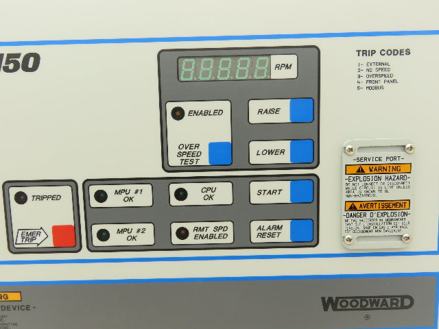 Woodward 9905-867 Peak 150 Digital Steam Turbine Controller