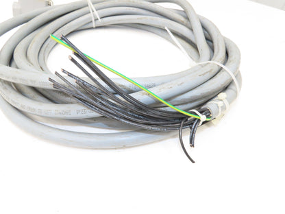 Lapp ILME 601618 Multi-Conductor 16AWG 18 Conductor 30' Cable 600V W/15 Pin Plug