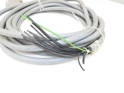 Lapp ILME 601618 Multi-Conductor 16AWG 18 Conductor 30' Cable 600V W/15 Pin Plug