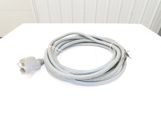 Lapp ILME 601618 Multi-Conductor 16AWG 18 Conductor 30' Cable 600V W/15 Pin Plug