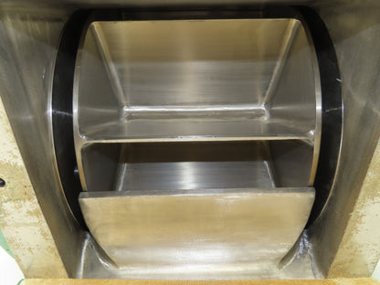 Andritz Sprout Bauer 1410 MSI Stainless Rotary Airlock Feeder Valve 8x10" Flange