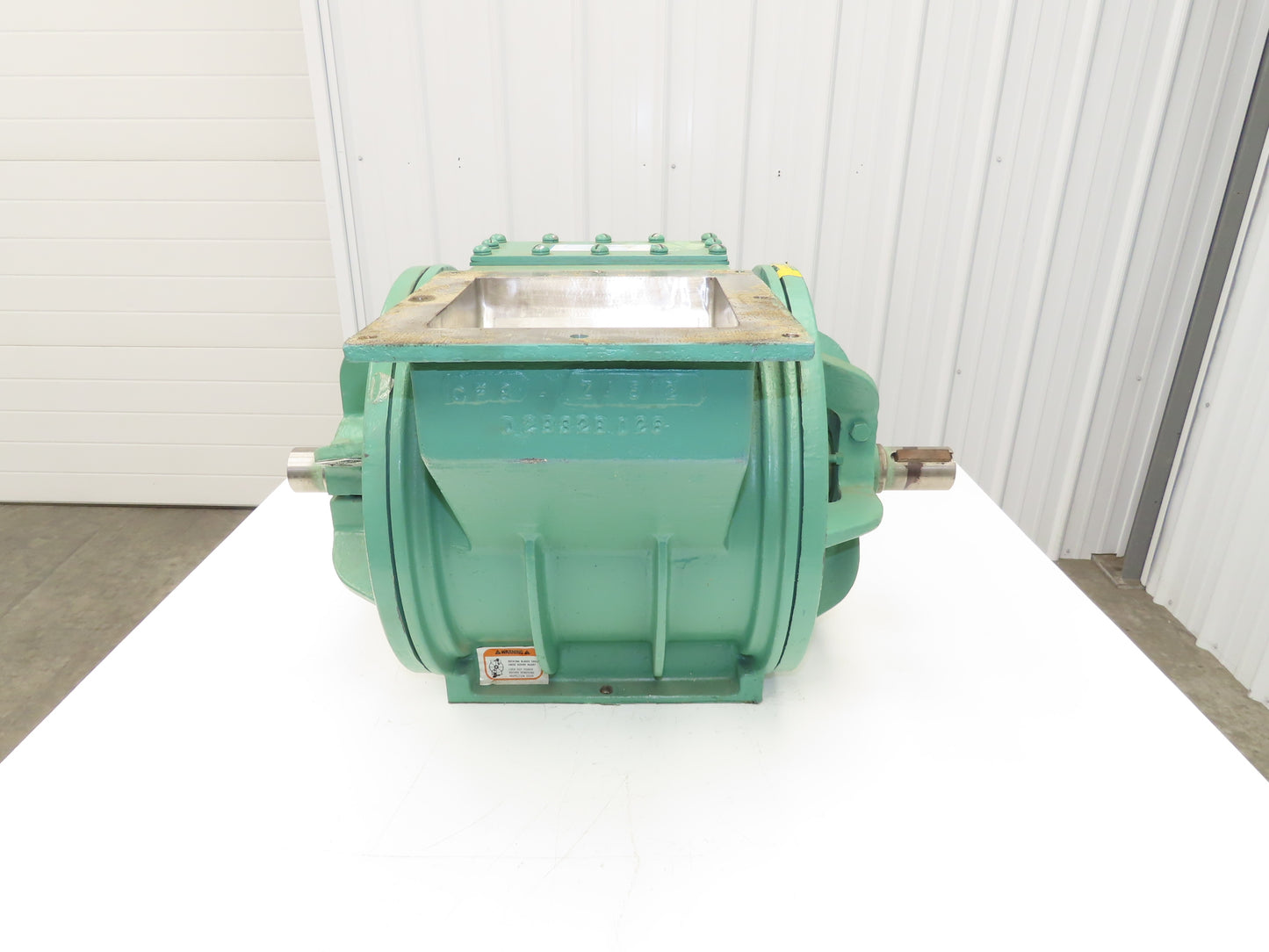 Andritz Sprout Bauer 1410 MSI Stainless Rotary Airlock Feeder Valve 8x10" Flange