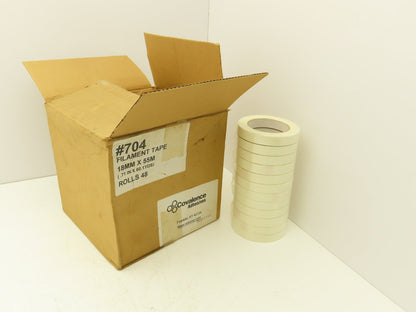 Covalence #704 Filament Tape 18mm x 55m (.71 IN x 60.1 YDS) 48 Rolls