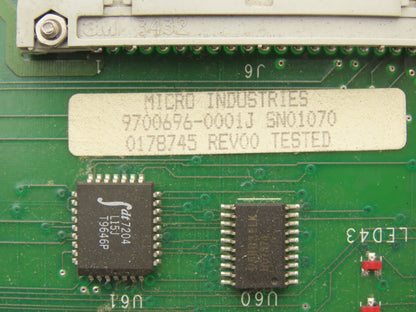 Micro Industries 9700696-0001J | 0178746 Printing System Motherboard 32MB RAM