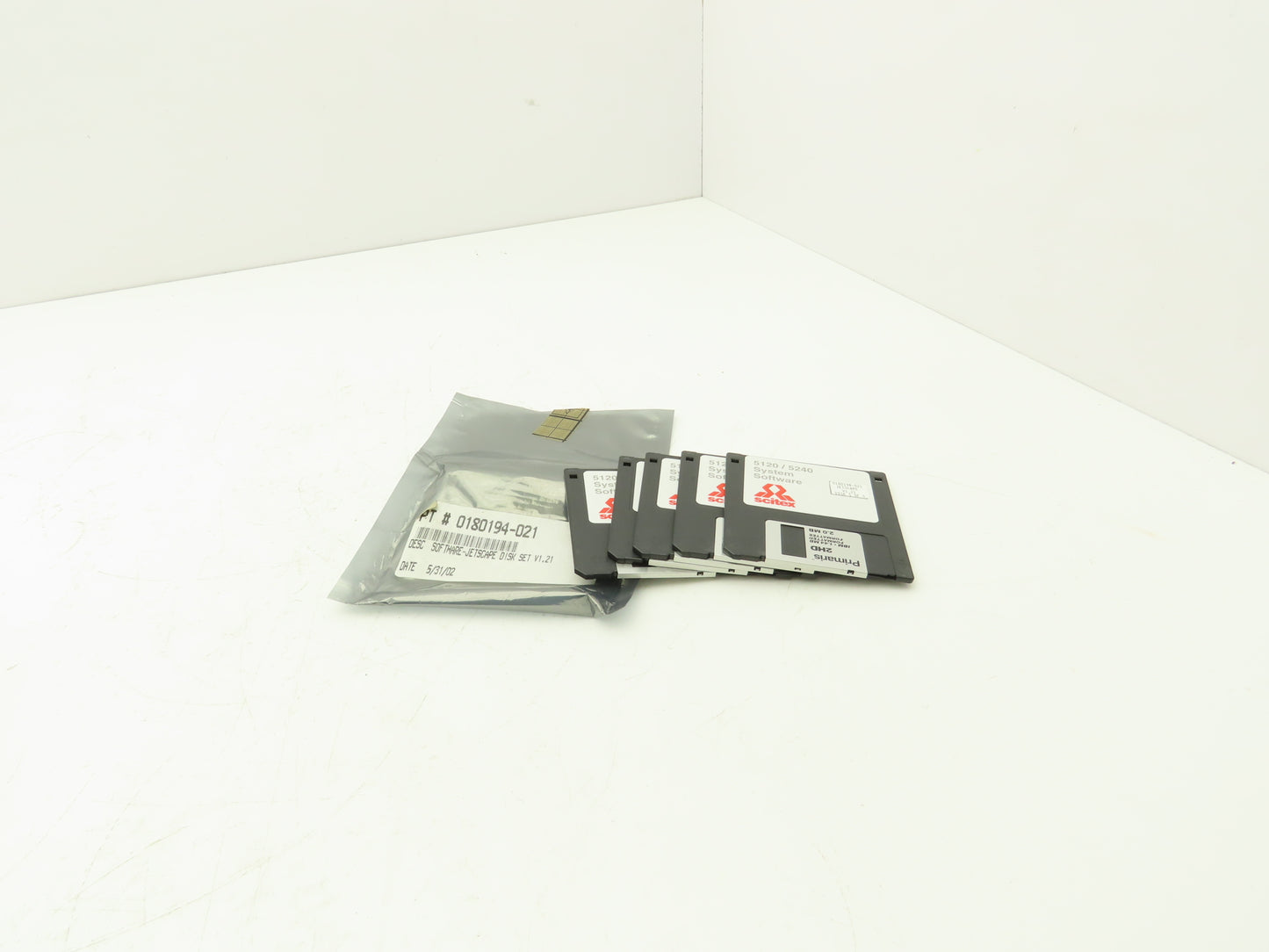 Jetscape 5120/5240 System Software Ver 1.21 Set of 5 Discs 1.44Mb 3.5" IBM
