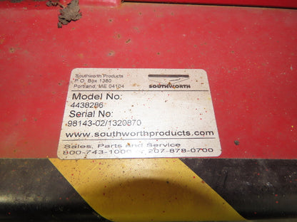 Southworth Spring Table Pallet Load Leveler Single Spring 43-1/2" Turntable